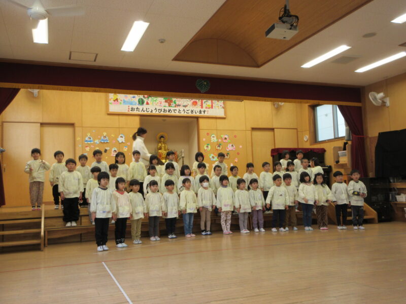 さくら組 1日入園総練習