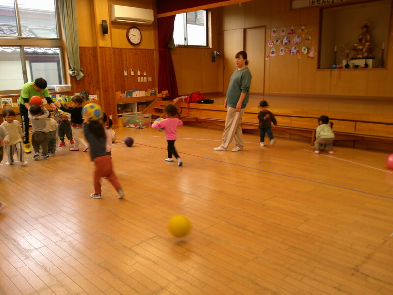 ちゅうりっぷ組　体育教室＜ちょっとだけ覗いてみました＞