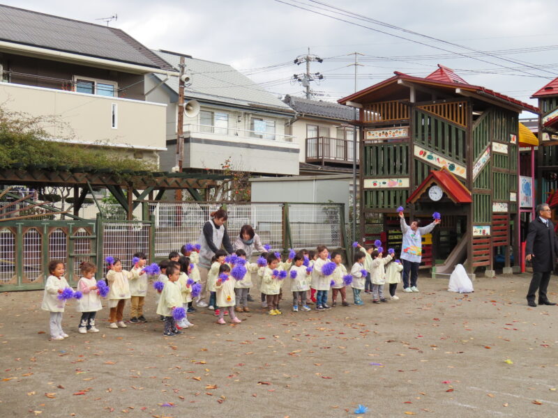 七五三祝い（ちゅうりっぷ組の様子）